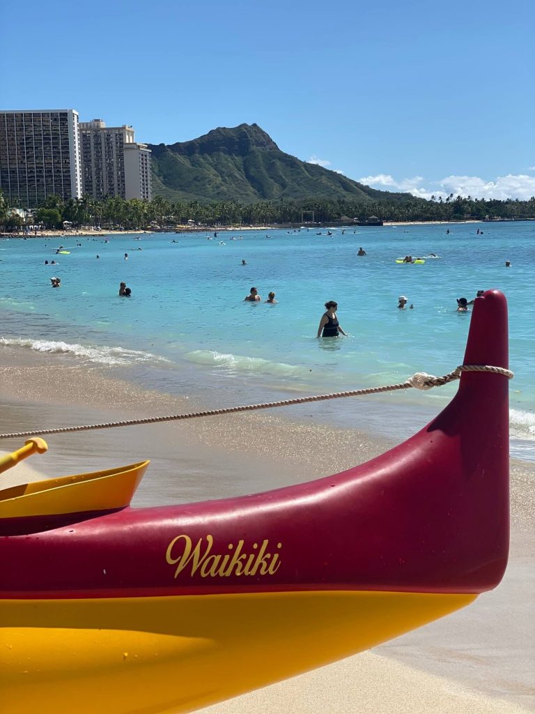 Waikiki boat and diamondhead The Imperial Hawaii Resort