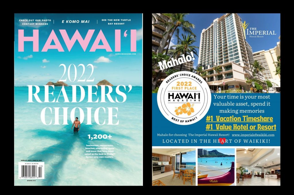 2022 Hawaii Magazine Readers’ Choice Award